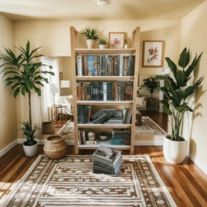 Home biblioteca escandinava madera maciza melamina 80 cm ancho